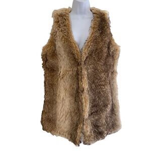 TCEC Faux Fur Vest Woman’s Size M